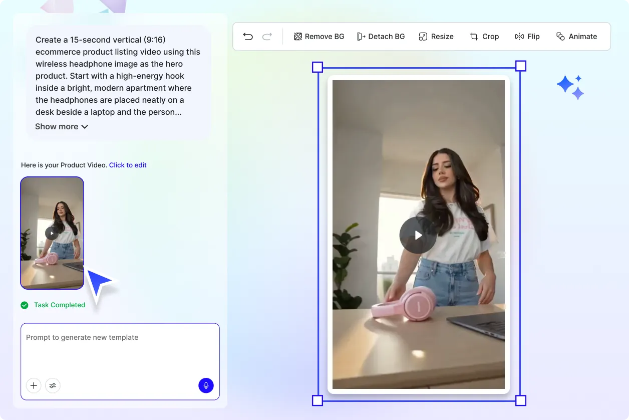 AI Product Video Generator Online , Create Professional Product Videos Online